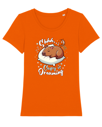 Capy Capybara Drăguț Somnoros Bright Orange
