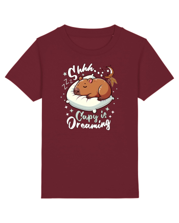 Capy Capybara Drăguț Somnoros Burgundy