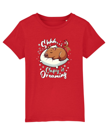 Capy Capybara Drăguț Somnoros Red
