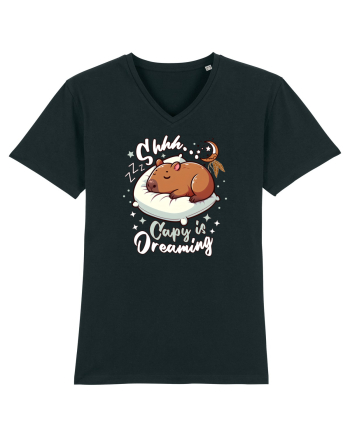 Capy Capybara Drăguț Somnoros Black