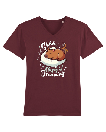 Capy Capybara Drăguț Somnoros Burgundy