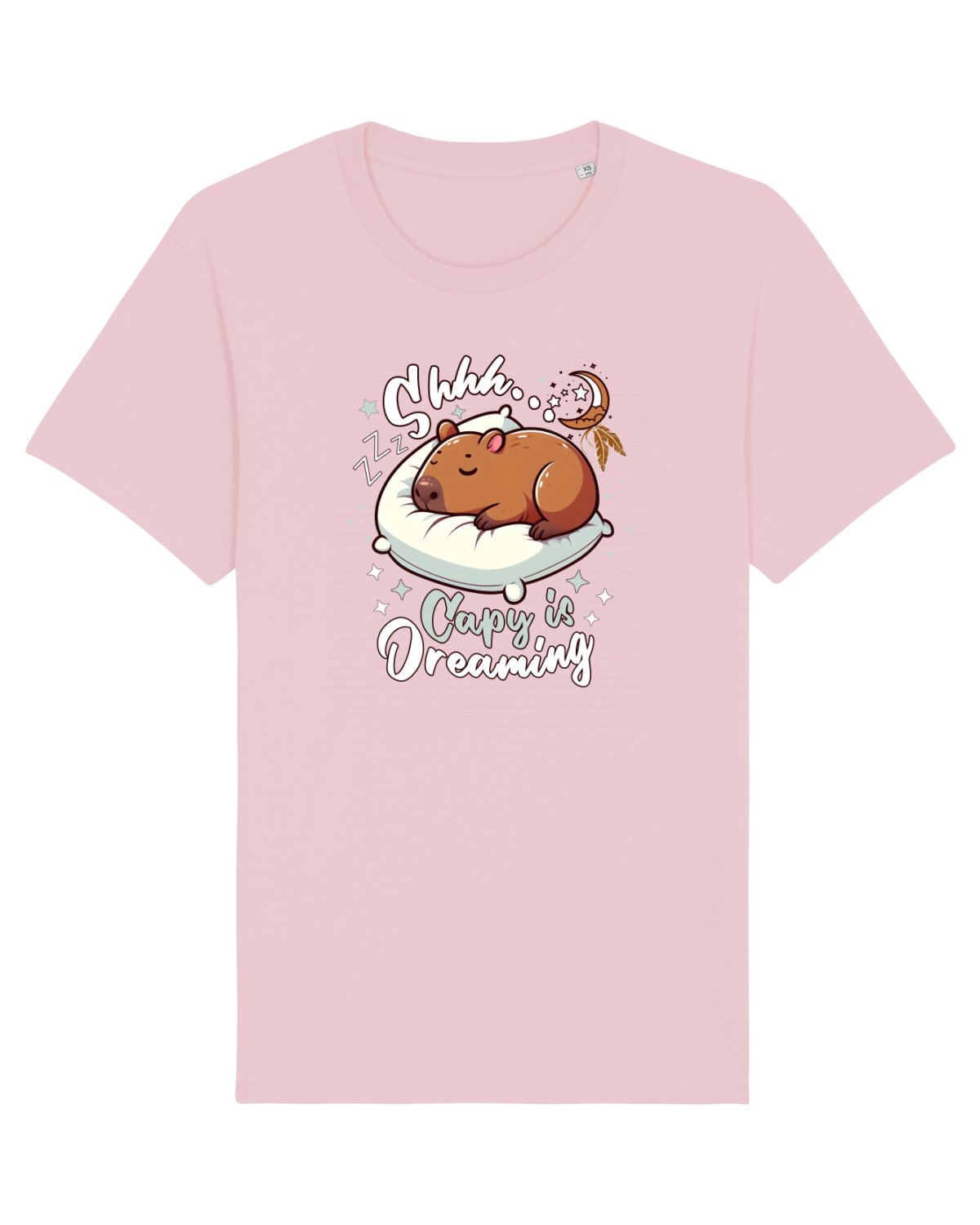 Tricou mânecă scurtă Unisex Rocker Cotton Pink