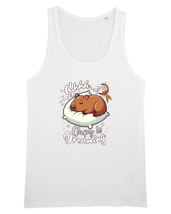Capy Capybara Drăguț Somnoros White