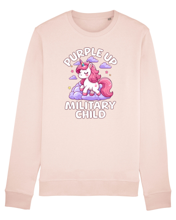 Unicorn Drăguț Mov Susține Copilul Militar Candy Pink