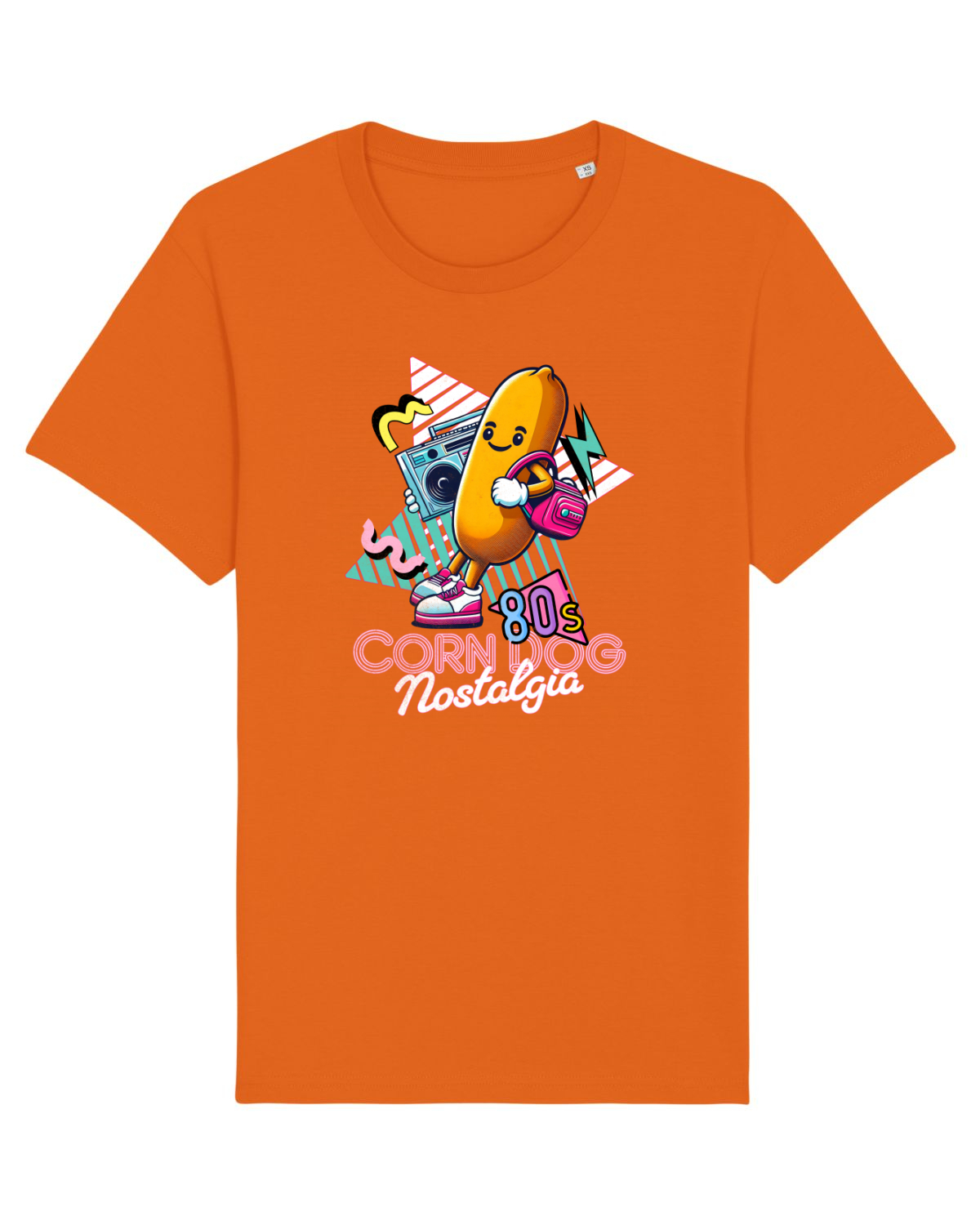 Tricou mânecă scurtă Unisex Rocker Bright Orange