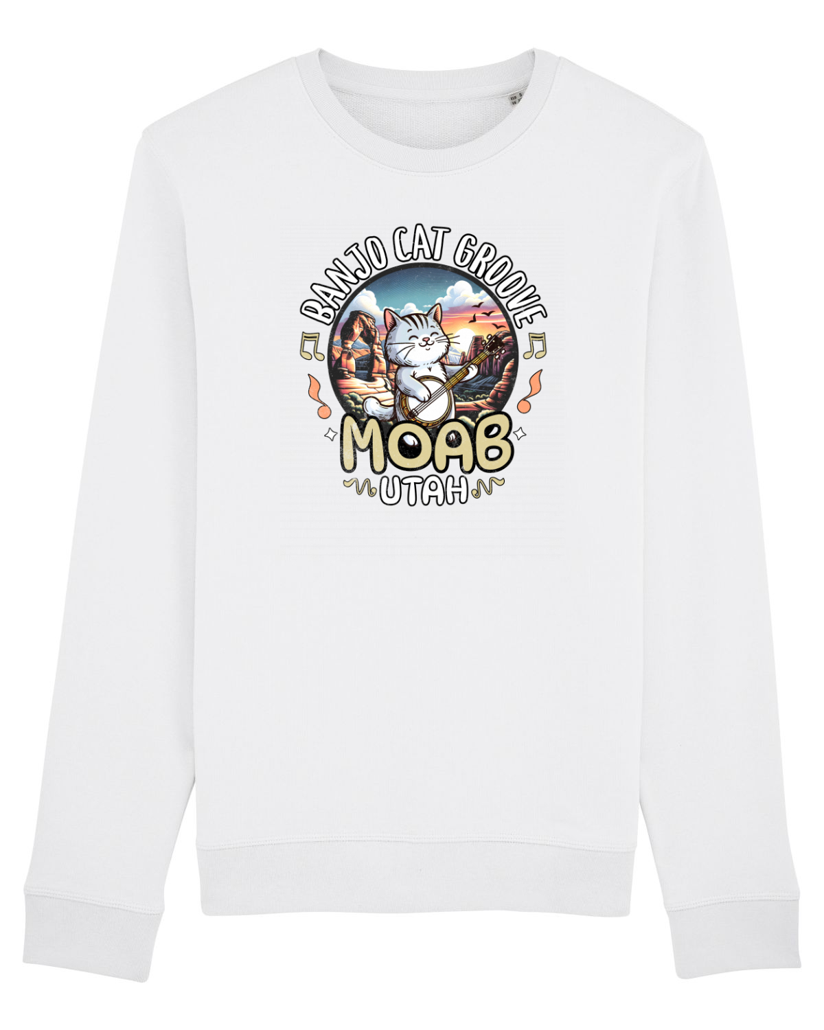 Bluză mânecă lungă Unisex Rise White