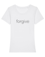 Forgive Tricou mânecă scurtă guler larg fitted Damă Expresser