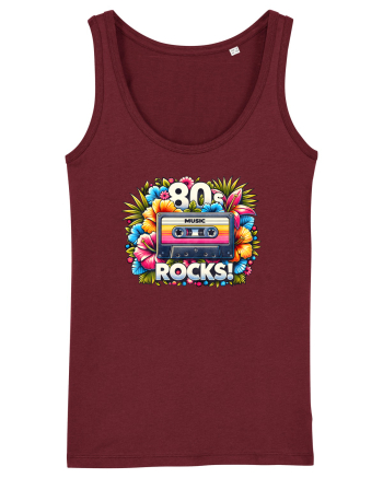 pentru nostalgicii anilor 80 - 80s music rocks Burgundy