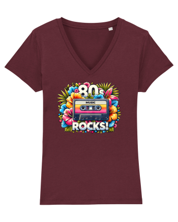 pentru nostalgicii anilor 80 - 80s music rocks Burgundy