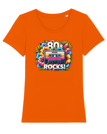 pentru nostalgicii anilor 80 - 80s music rocks Bright Orange