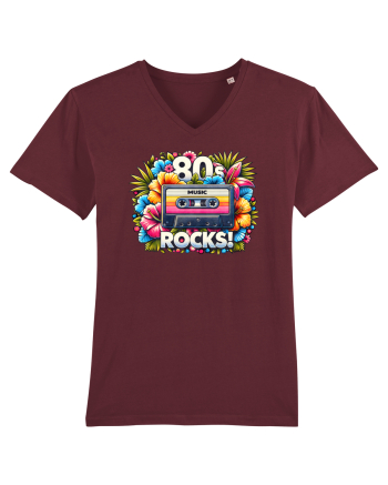pentru nostalgicii anilor 80 - 80s music rocks Burgundy