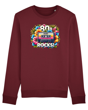 pentru nostalgicii anilor 80 - 80s music rocks Burgundy