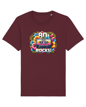 pentru nostalgicii anilor 80 - 80s music rocks Burgundy