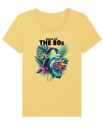 pentru nostalgicii anilor 80 - Back to the 80s Tricou mânecă scurtă guler larg fitted Damă Expresser