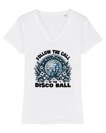 pentru nostalgicii anilor 80 - Follow the call of the disco ball White