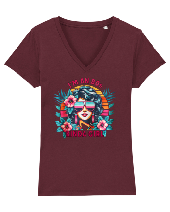 pentru nostalgicii anilor 80 - I am an 80s kind of girl Burgundy