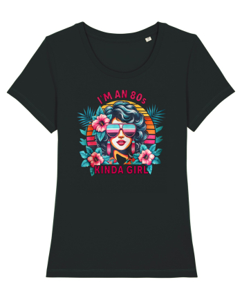 pentru nostalgicii anilor 80 - I am an 80s kind of girl Black