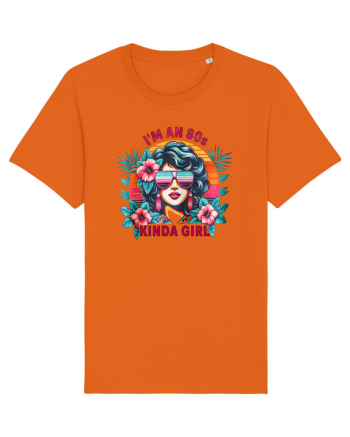 pentru nostalgicii anilor 80 - I am an 80s kind of girl Bright Orange