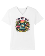 pentru nostalgicii anilor 80 - I am not old, I am classic Tricou mânecă scurtă guler V Bărbat Presenter