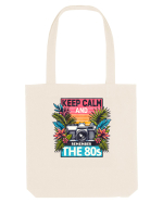 pentru nostalgicii anilor 80 - Keep calm and remember the 80s Sacoșă textilă