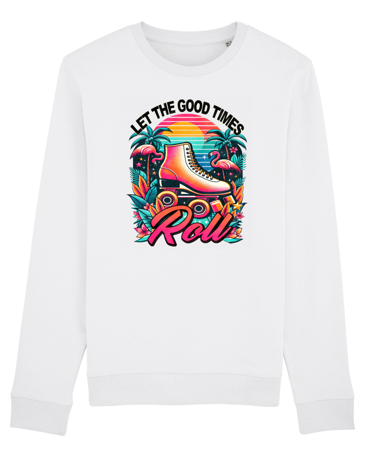 Bluză mânecă lungă Unisex Rise White