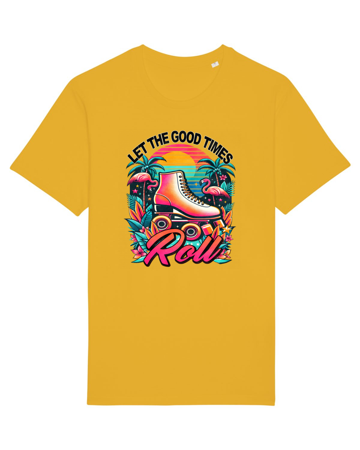 Tricou mânecă scurtă Unisex Rocker Spectra Yellow
