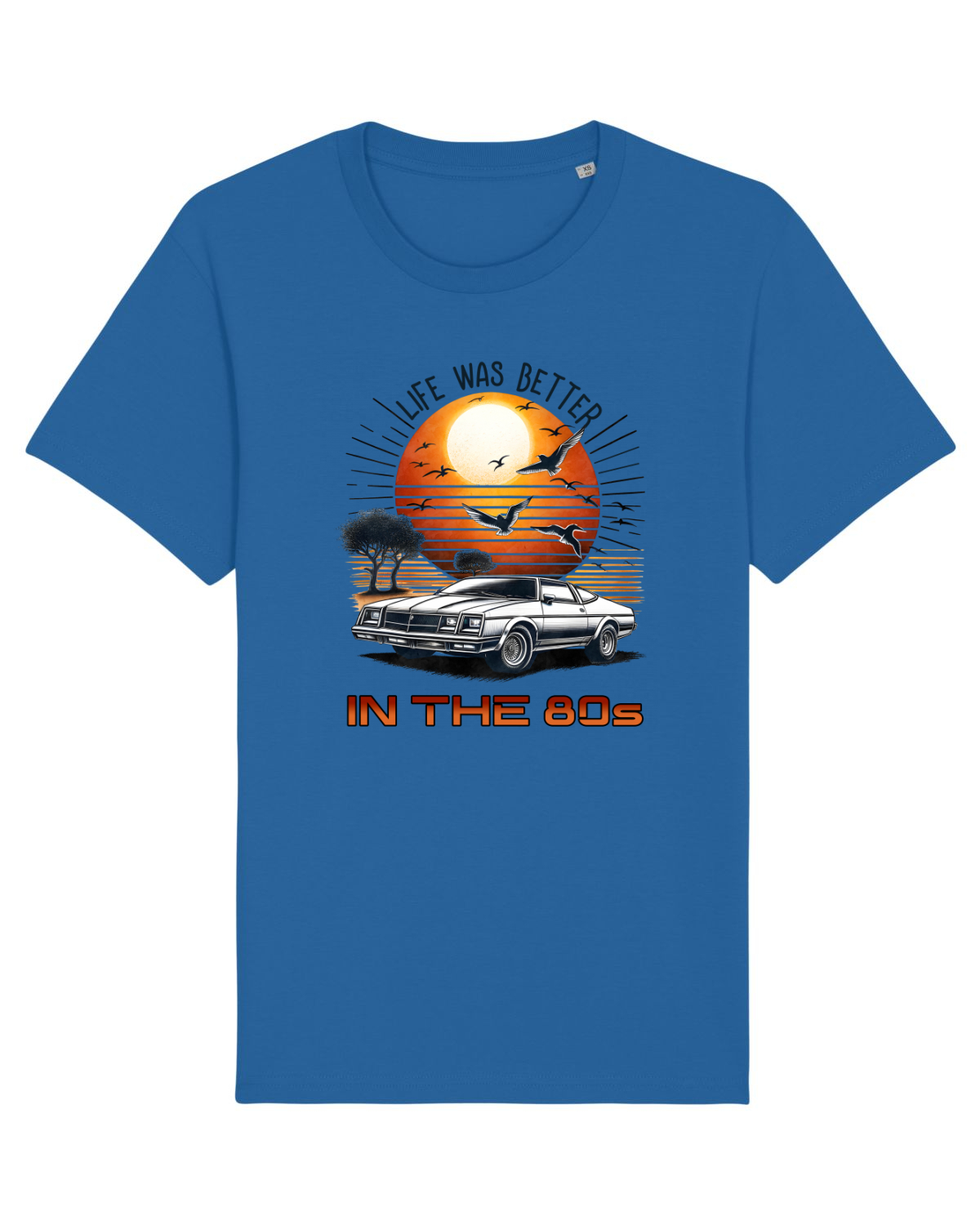 Tricou mânecă scurtă Unisex Rocker Royal Blue