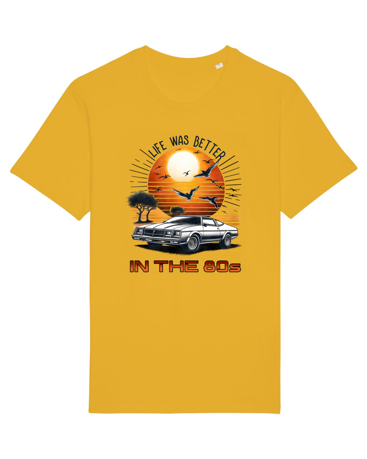 Tricou mânecă scurtă Unisex Rocker Spectra Yellow