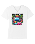 pentru nostalgicii anilor 80 - Reminiscing the 80s Tricou mânecă scurtă guler V Bărbat Presenter