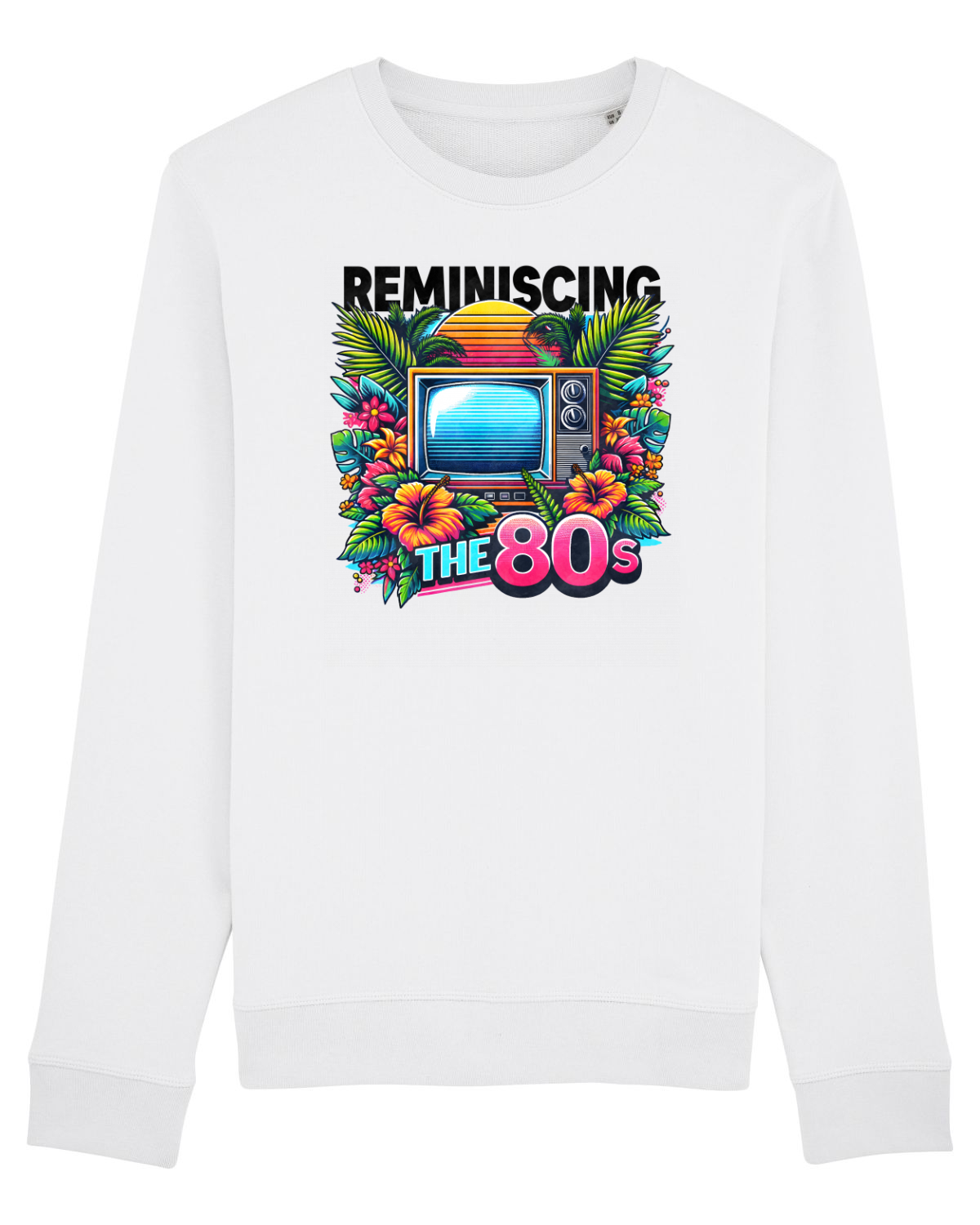 Bluză mânecă lungă Unisex Rise White