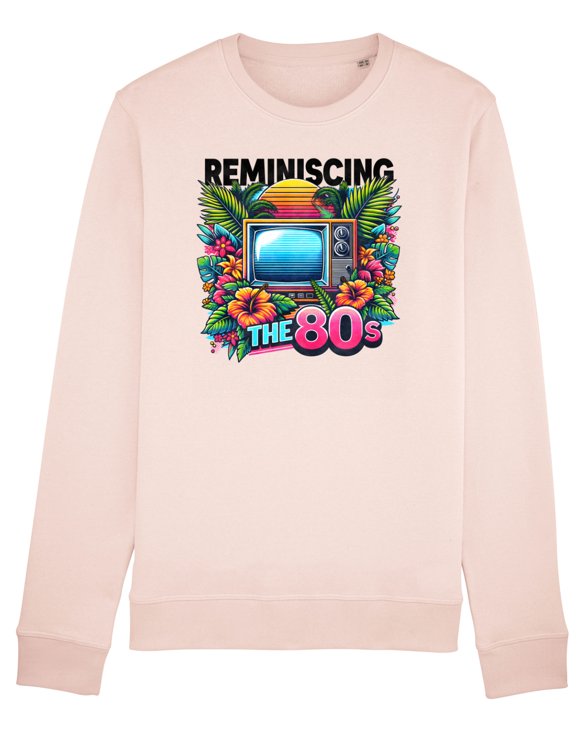 Bluză mânecă lungă Unisex Rise Candy Pink