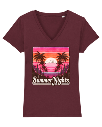 pentru nostalgicii anilor 80 - Summer nights Burgundy