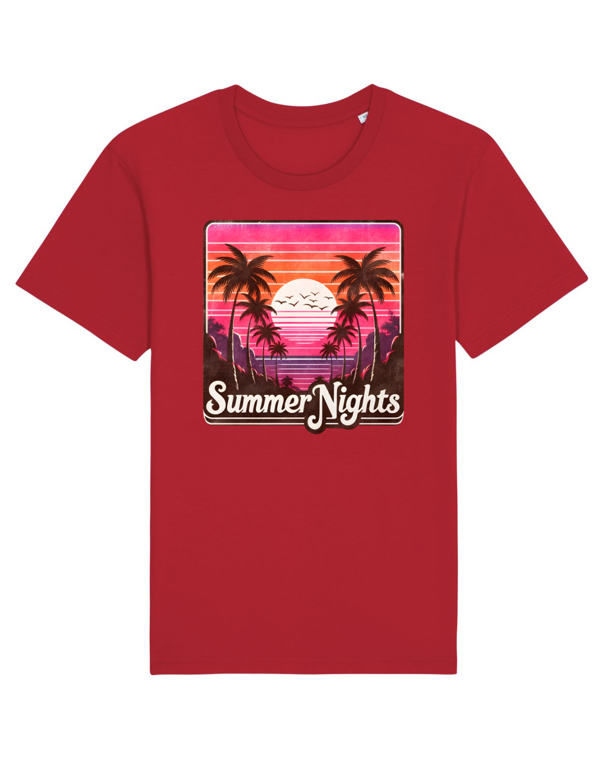 Tricou mânecă scurtă Unisex Rocker Red