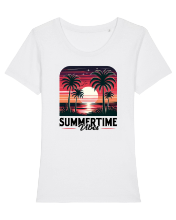 pentru nostalgicii anilor 80 - Summertime vibes White