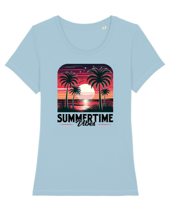 pentru nostalgicii anilor 80 - Summertime vibes Sky Blue