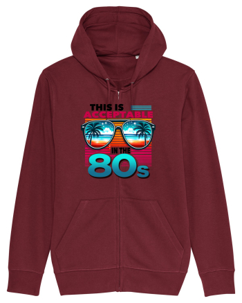 pentru nostalgicii anilor 80 - This is acceptable in the 80s Burgundy