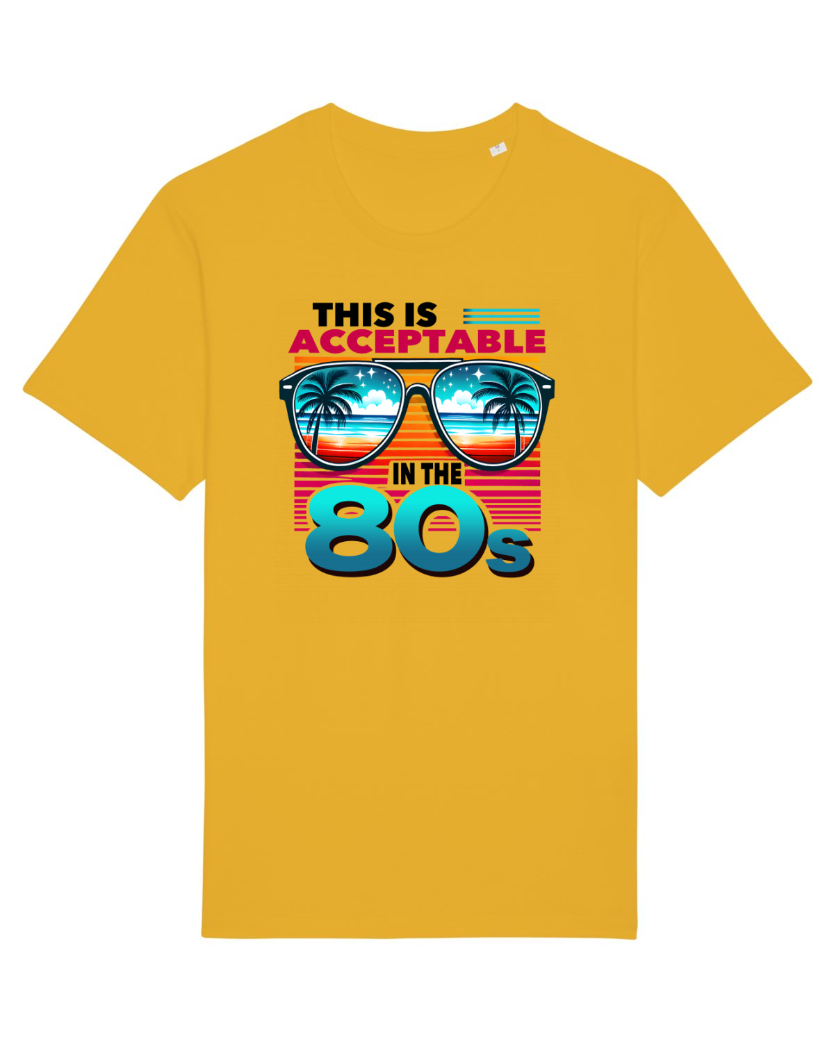 Tricou mânecă scurtă Unisex Rocker Spectra Yellow