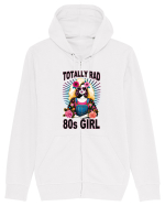 pentru nostalgicii anilor 80 - Totally rad 80s girl Hanorac cu fermoar Unisex Connector