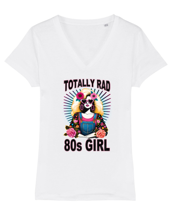 pentru nostalgicii anilor 80 - Totally rad 80s girl White