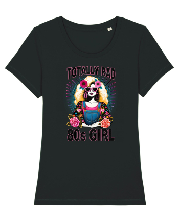 pentru nostalgicii anilor 80 - Totally rad 80s girl Black
