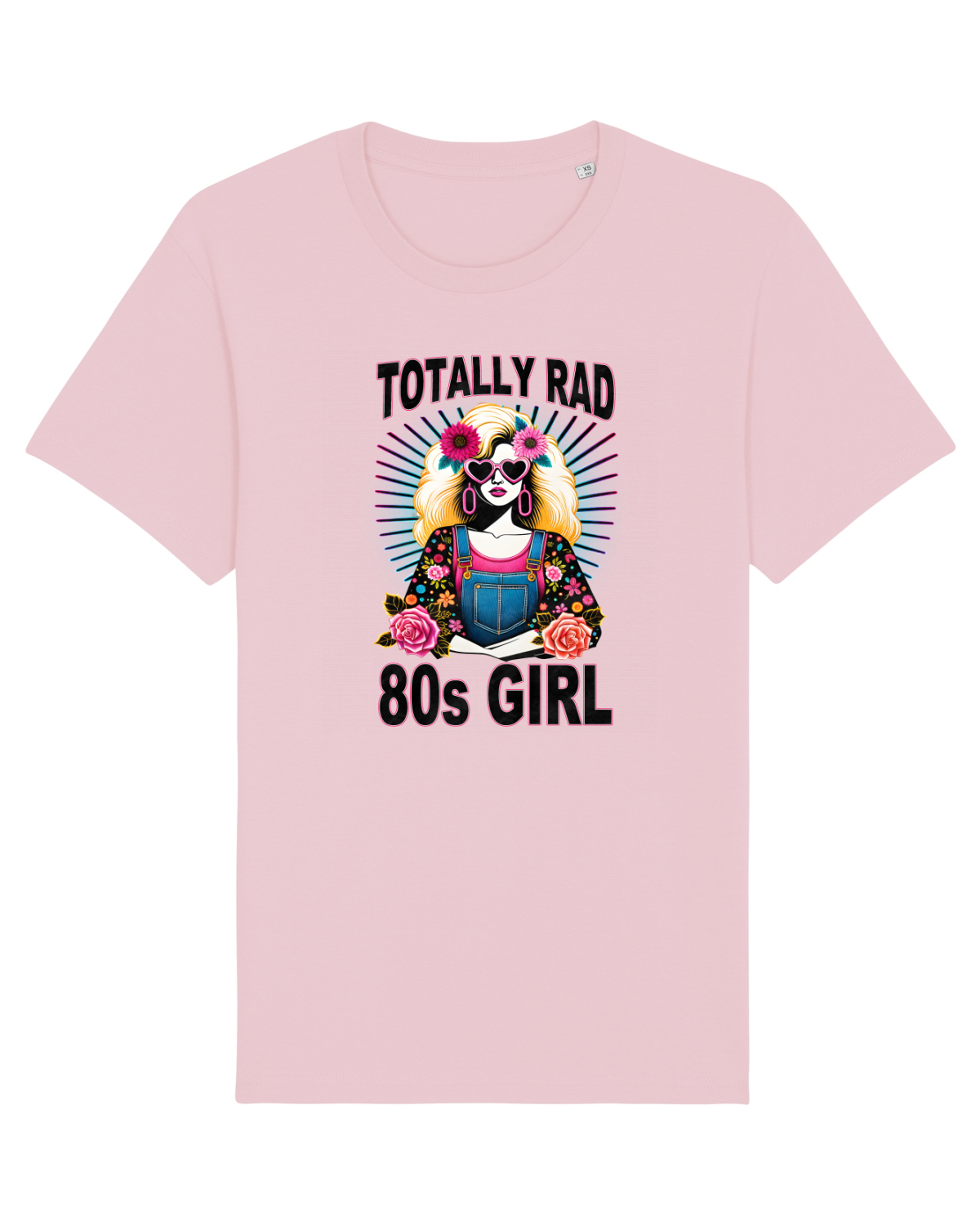 Tricou mânecă scurtă Unisex Rocker Cotton Pink