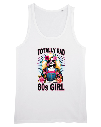 pentru nostalgicii anilor 80 - Totally rad 80s girl White