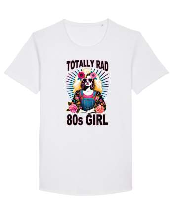pentru nostalgicii anilor 80 - Totally rad 80s girl White