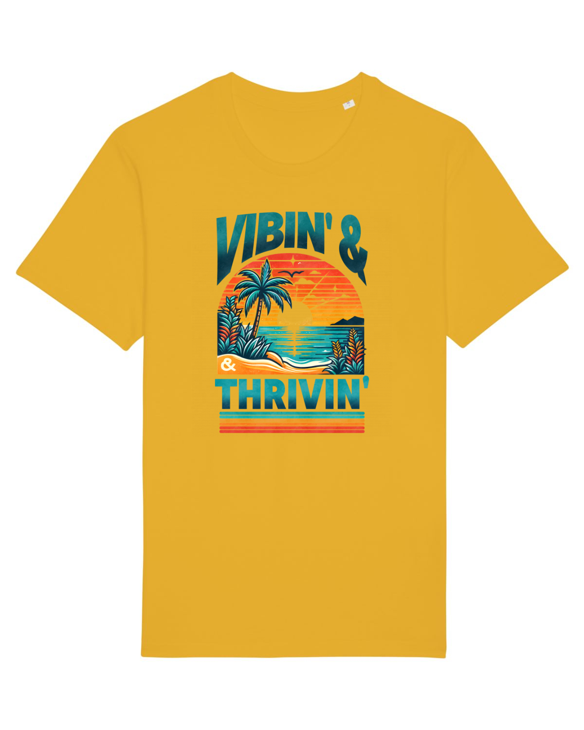 Tricou mânecă scurtă Unisex Rocker Spectra Yellow