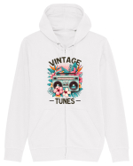 pentru nostalgicii anilor 80 - Vintage tunes Hanorac cu fermoar Unisex Connector