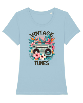 pentru nostalgicii anilor 80 - Vintage tunes Sky Blue