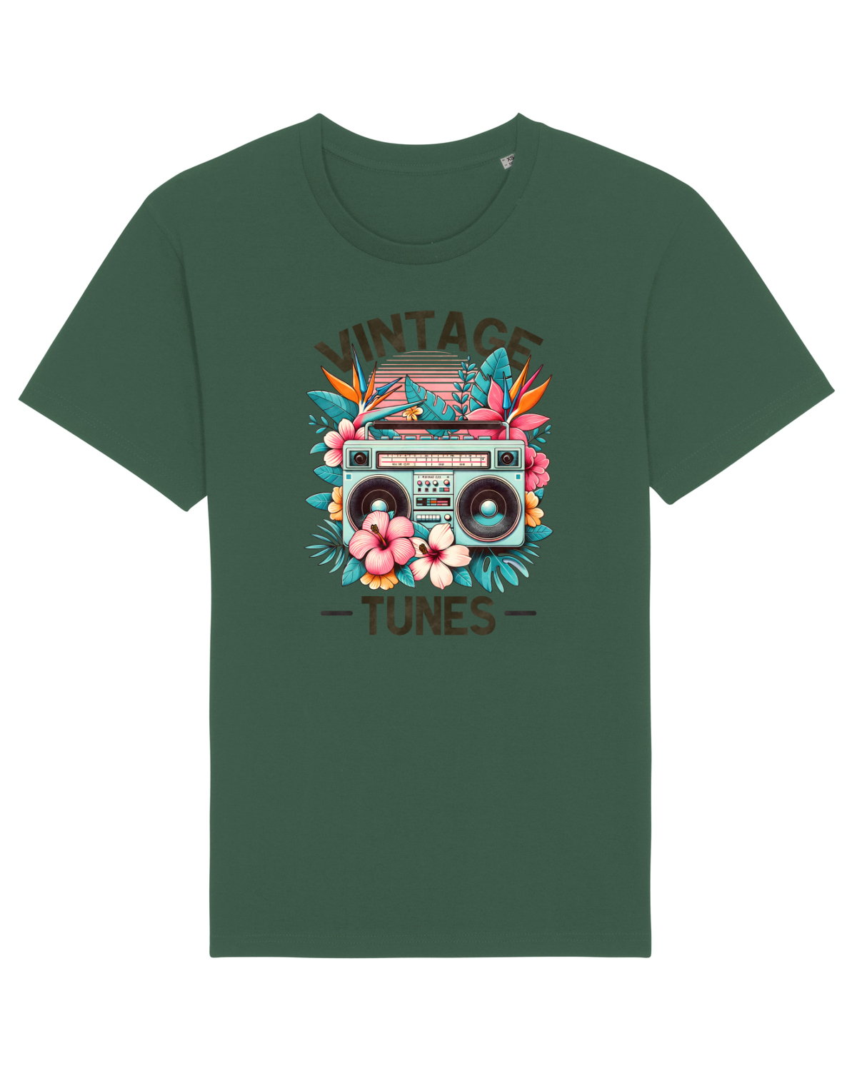 Tricou mânecă scurtă Unisex Rocker Bottle Green