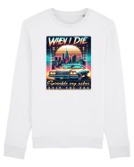 pentru nostalgicii anilor 80 - When I die, sprinkle my ashes over the 80s Bluză mânecă lungă Unisex Rise