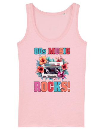 in stilul pop al anilor 80 - 80s music rocks Cotton Pink