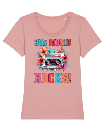 in stilul pop al anilor 80 - 80s music rocks Canyon Pink